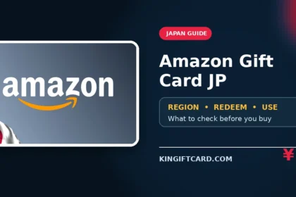 Amazon Gift Card JP region and redemption guide