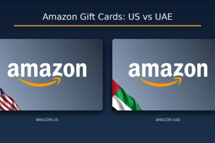 US and UAE digital gift cards shown side by side