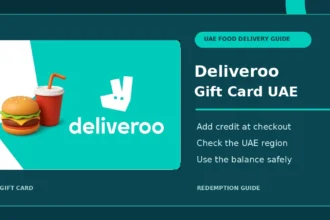 Deliveroo Gift Card UAE redemption and account credit guide