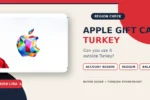 Apple Gift Card Turkey region guide with the actual Apple Gift Card TR artwork