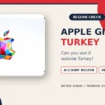 Apple Gift Card Turkey region guide with the actual Apple Gift Card TR artwork