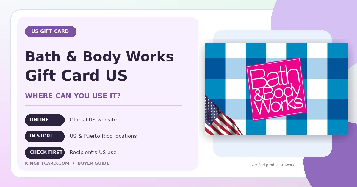 Bath & Body Works Gift Card US online and in-store redemption guide