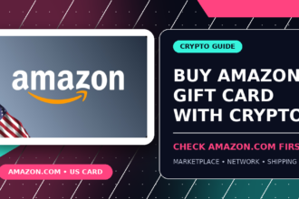 Buy Amazon gift card with crypto using the Amazon Gift Card US product