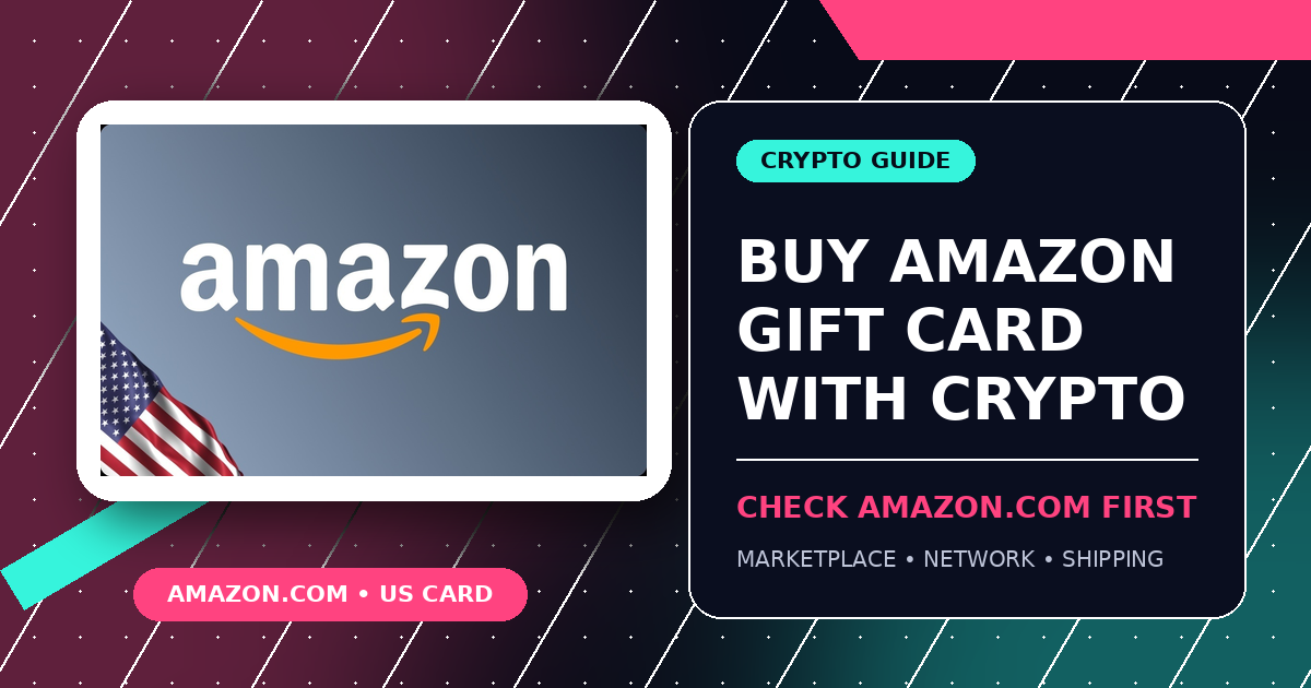 Buy Amazon Gift Card with Crypto: International Buyer Checks Buy Amazon gift card with crypto using the Amazon Gift Card US product
